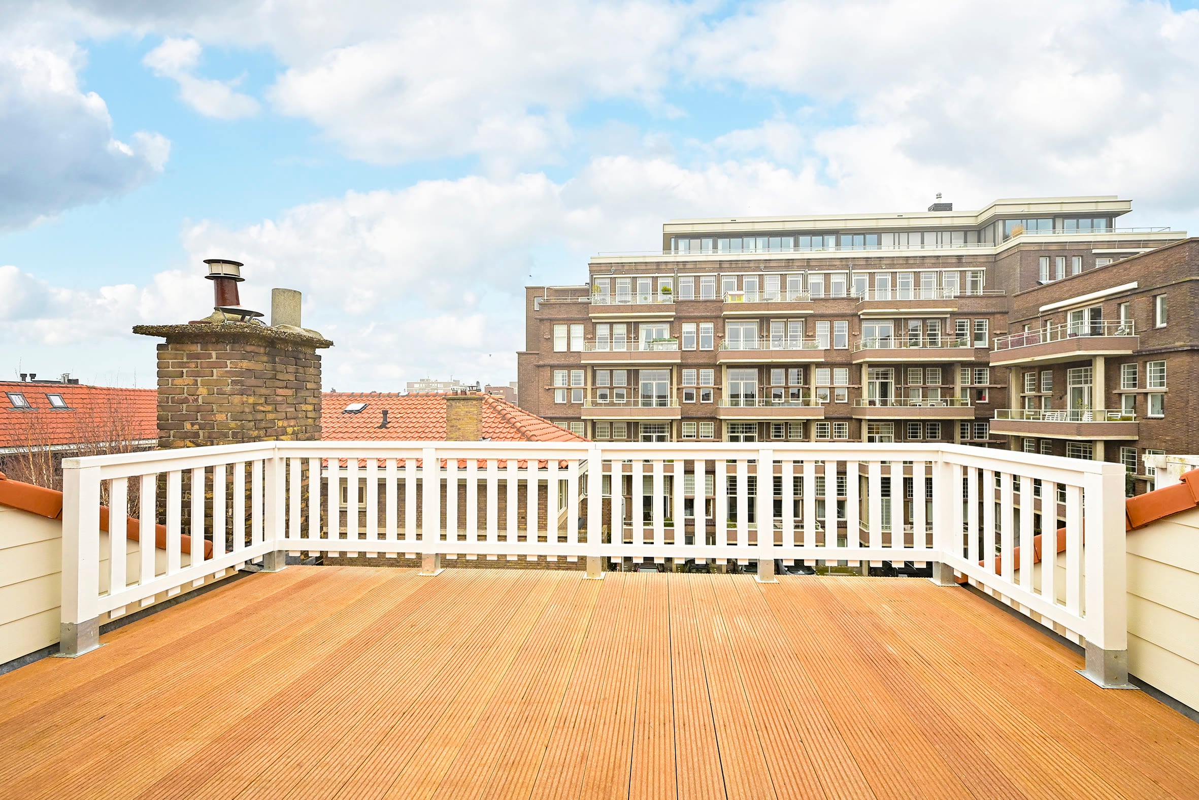 Dakterras met uitzicht
