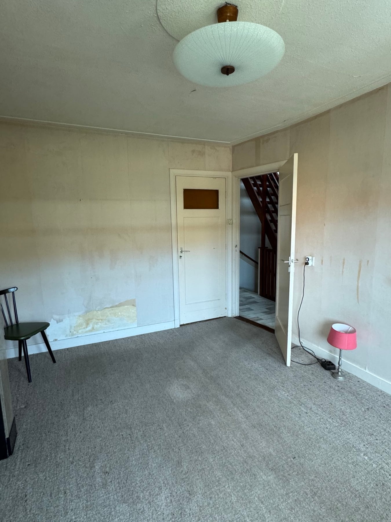 Slaapkamer met schouw
